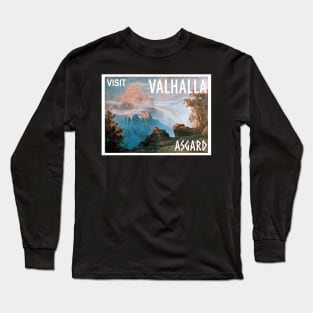 Visit Valhalla Asgard Long Sleeve T-Shirt